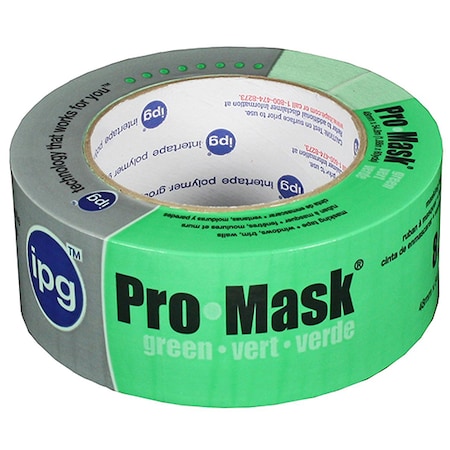 Intertape 1.88" x 60 Yds ProMask Green 8-Day Painter's Masking Tape 5805
